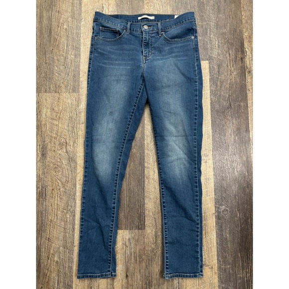 Levi's Denim - Levis 311 Shaping Skinny Jeans Womens 30 Medium Wash Blue Denim 19633-0014